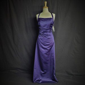 Raylia Long Evening Gown dress with beaded accents